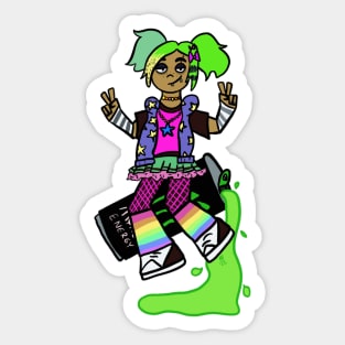 Scene girl v2 Sticker